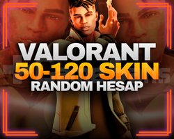 TR GİRİŞ 50-120 SKİNLİ VALORANT RANDOM