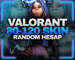 TR GİRİŞ 80-120 SKİNLİ VALORANT RANDOM