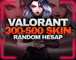 TR GİRİŞ 300-500 SKİNLİ VALORANT RANDOM