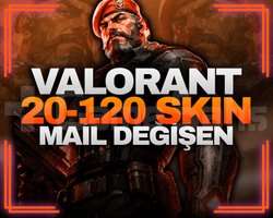 20-120 SKIN MAİL DEĞİŞEN VALORANT RANDOM