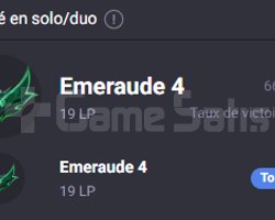 60 WR MAIL ONAYSIZ EUW EMERALD 4 ACC