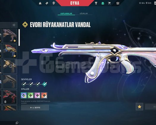 herşey skinli evori setli hesap