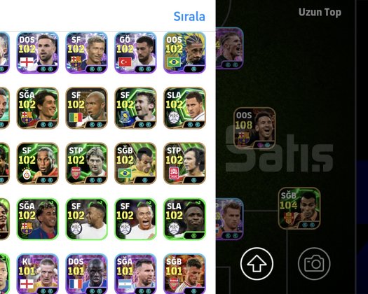 KG 3235 2 BOMBACI+MESSİ+MBEPPE+CANTONA+