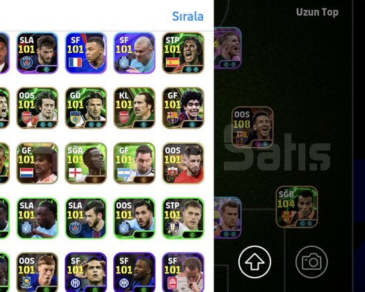 KG 3235 2 BOMBACI+MESSİ+MBEPPE+CANTONA+