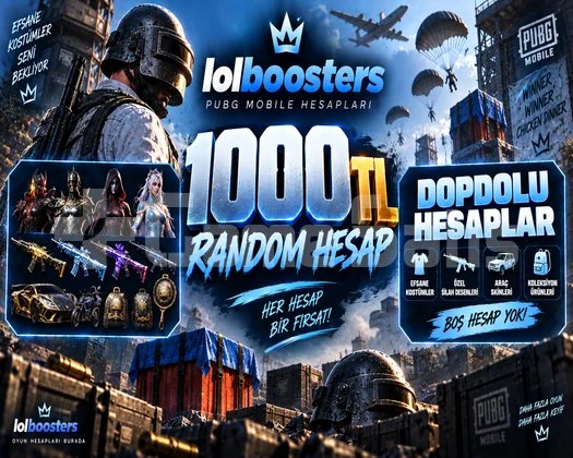 1000 TL DOPDOLU RANDOMHESAP/ANINDATESLİM