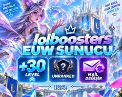 EUW SUNUCU/ +30 LEVEL UNRANKED +FRESH AC