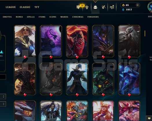 Euw platin1 lol hesabı/171 kostüm