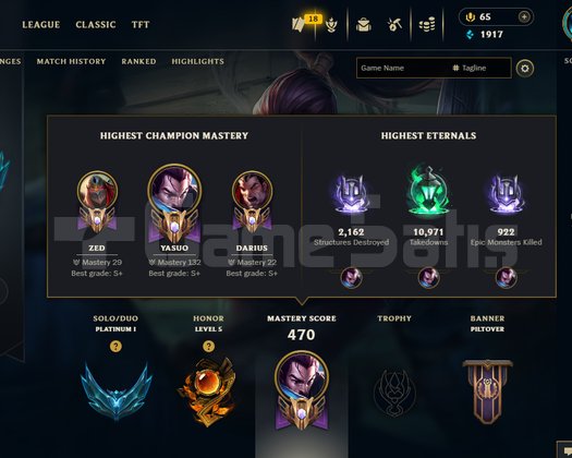 Euw platin1 lol hesabı/171 kostüm