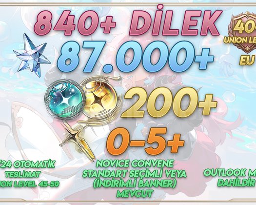 EU UL45+ | 87000+ Astrite + 200 Tides