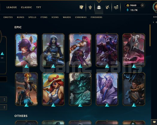 TR | 33 level UNRANKED + 9660 RP