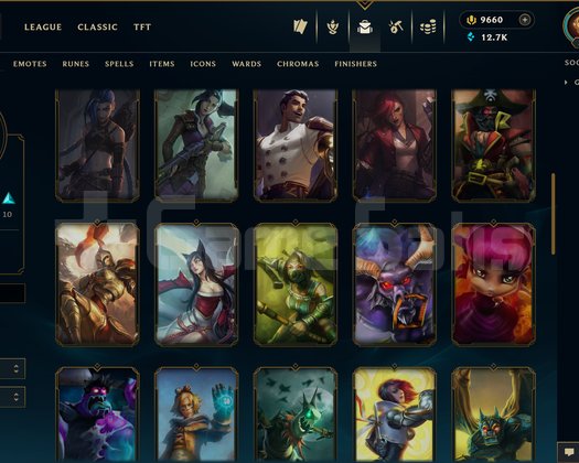 TR | 33 level UNRANKED + 9660 RP