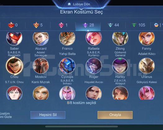 193 Skins | 2 KOF Karina, Guinevere