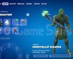 Fortnite 178 Karakter & Minty Axe