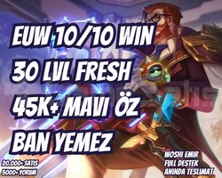 RANKED HAZIR 10/10 WIN 45K+ M.ÖZ FRESH