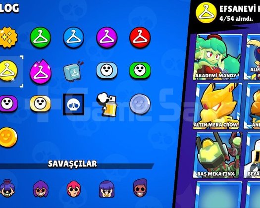 Brawl Stars 21.000 Kupa Hesap  Uygun Fi