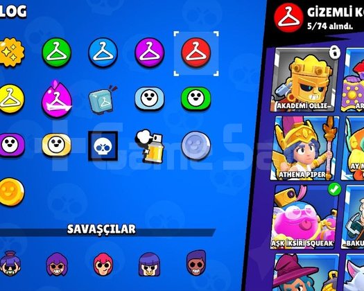 Brawl Stars 21.000 Kupa Hesap  Uygun Fi