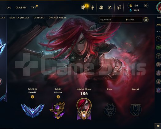 TR / 117 LVL / DİAMOND / 700 K KATA