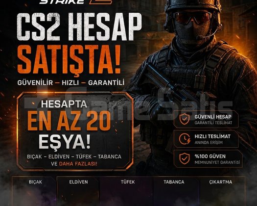 CS2 EN AZ 20 SKİNLİ HESAP