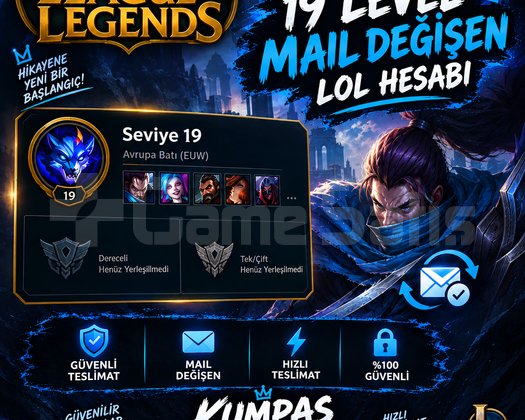 19LEVEL - MAİL DEĞİŞEN