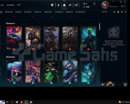 146 hero 110 skin tr unranked
