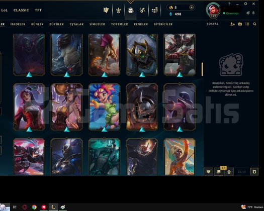 146 hero 110 skin tr unranked