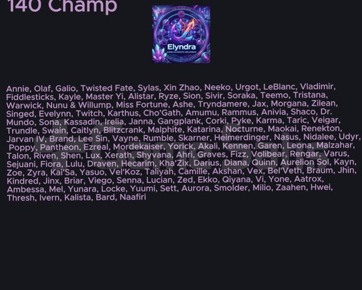 TR | GOLD IV | 28 SKIN | 140 CHAMP 74LVL
