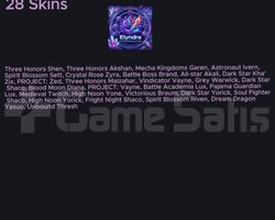 TR | GOLD IV | 28 SKIN | 140 CHAMP 74LVL