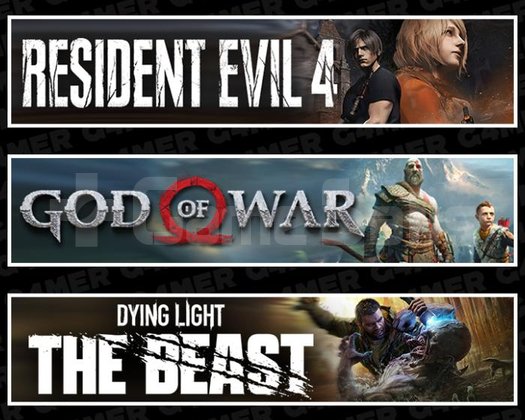 Resident Evil 4 +God Of War +The Beast