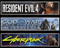 Resident Evil 4 +Ragnarök +Cyberpunk
