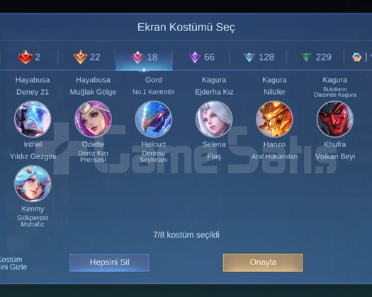 Mega 3 Hesap 508 Kostüm
