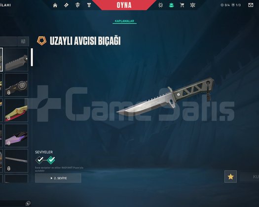 Dia 1 MMrı yüksek Vandallı Bıçaklı Hesap