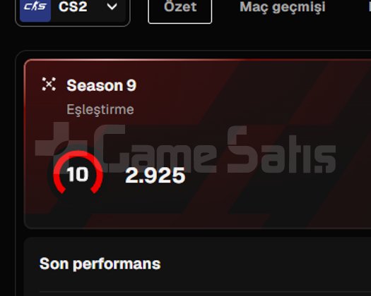 FACEIT 10LV 3K ELO HESAP