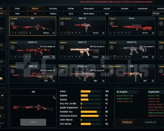 53 LEVEL - M4A1 +5 AK-47 +6