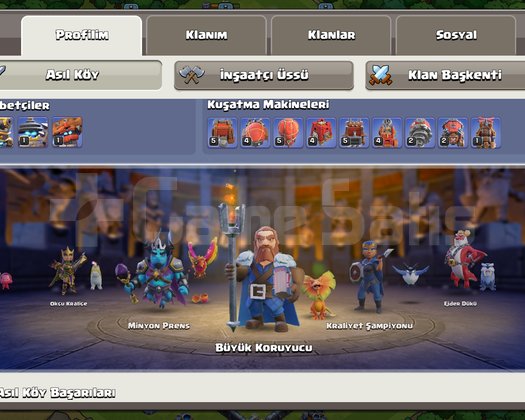 226 seviye Clash of Clans hesabı