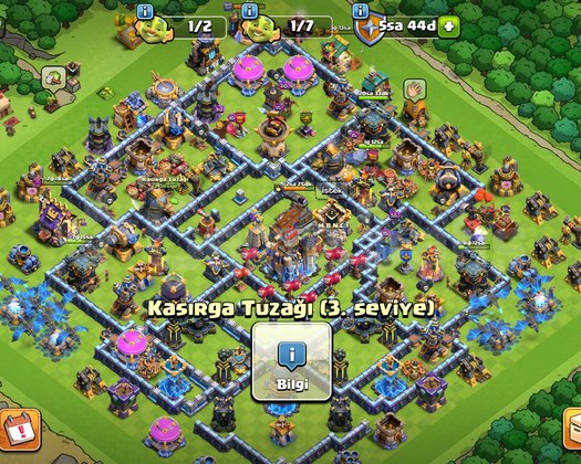 226 seviye Clash of Clans hesabı