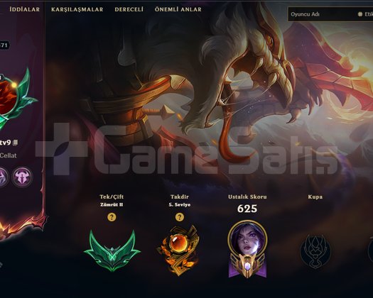 BOL SKİNLİ ZÜMRÜT 2 HESAP