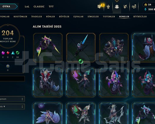 TR 500+SKİN UNRANKED