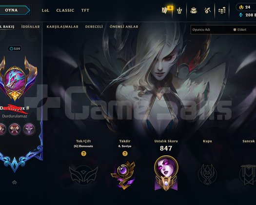 TR 500+SKİN UNRANKED