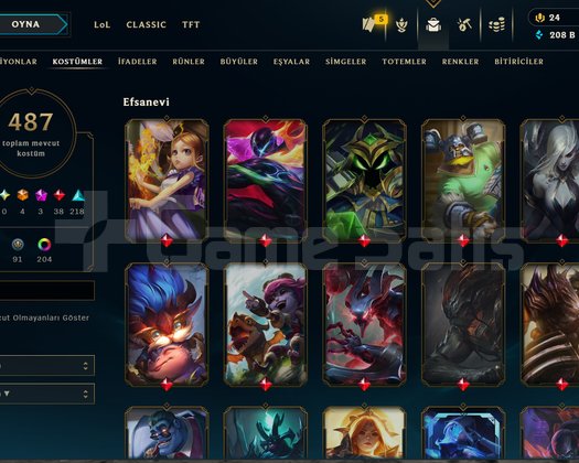 TR 500+SKİN UNRANKED