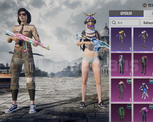 PUBG Mobile 191Kostüm Hesap Acil Satılık