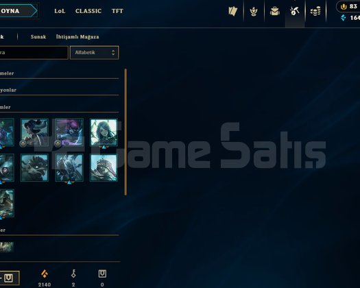 EUW 114 SKİN 63 WR MASTER HESAP