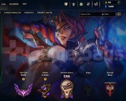 EUW 114 SKİN 63 WR MASTER HESAP