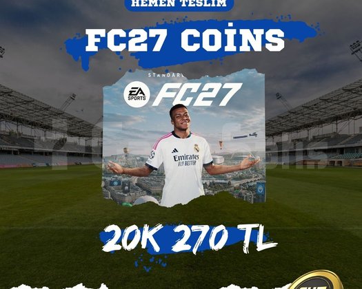 FC27 20K FUT COİN 270TL - EN UYGUN FİYAT