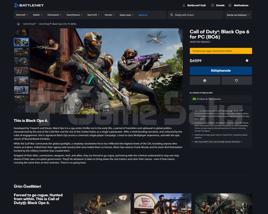 Battle.net Hesap Black Ops 6
