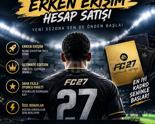 FC27 ULTİMATE ERKEN ERİŞİM HESAP