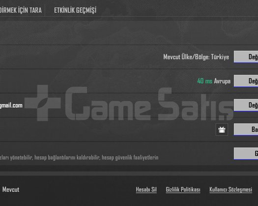 OYUNU BIRAKIYORUM TEMİZ HESAP
