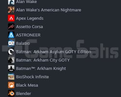 185 Oyunlu Steam Hesabı