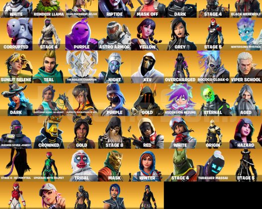 +100 Skin Og Stw Sezon 4