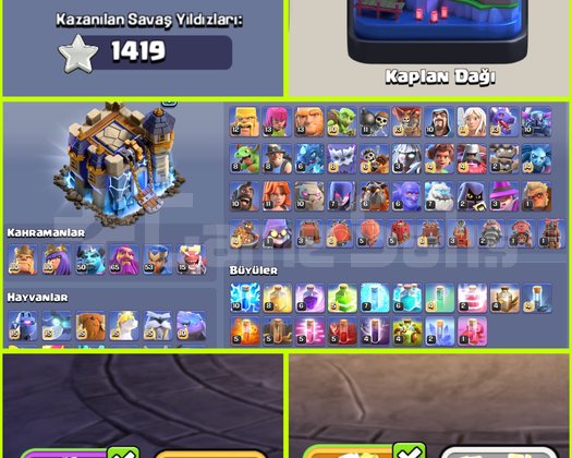 +1419 KS YILDIZI!! 22 KOSTÜM!! TH18 MAX!
