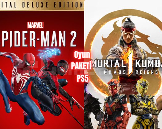 Spider-Man 2 Deluxe + Mortal kombat PS5